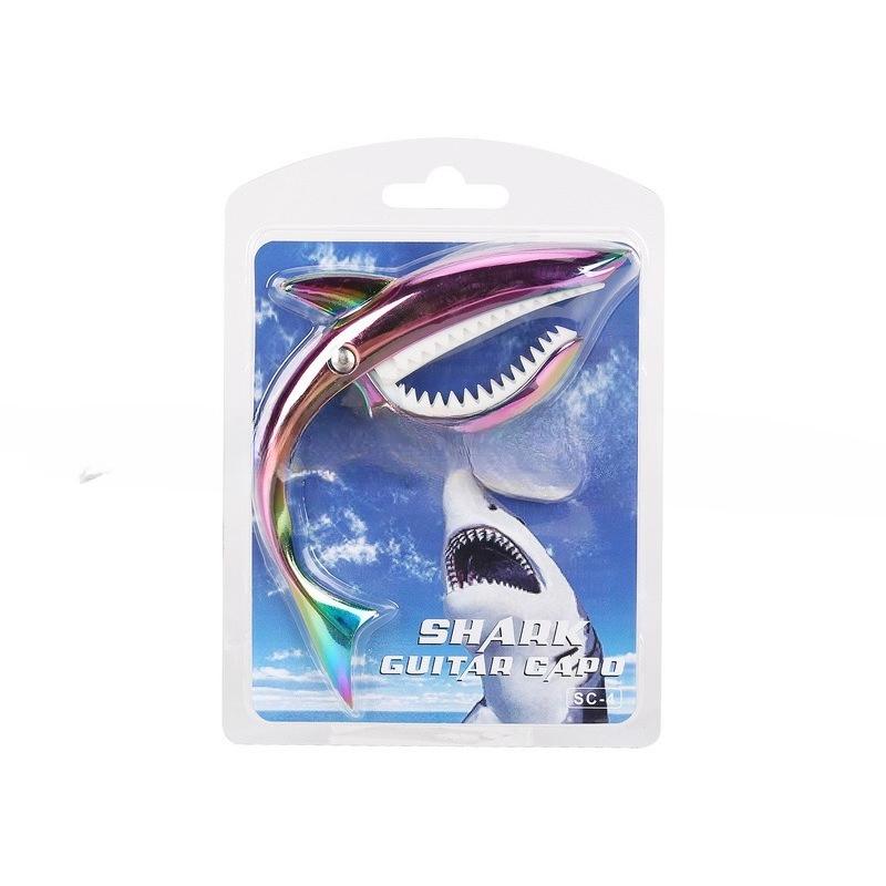 1PC Shark Guitar Capo Zinc Universal Quick Change Clamp for Acoustic Musical Instrument Accessories
