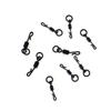 20 Stück Schnellwechsel-Flexi-Ringwirbel mit Ringhaken UK-Größe 8 und 11 Karpfenangelzubehör QC Kwik Wirbel Chod Ronnie Rig