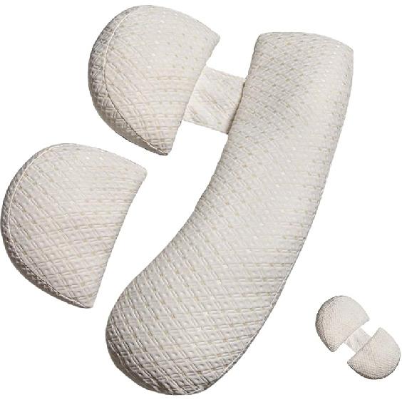 Подушка для беременных, Подушка для беременных, Мягкая подушка для беременных со съемной и регулируемой наволочкой, БЕДРА НОГИ