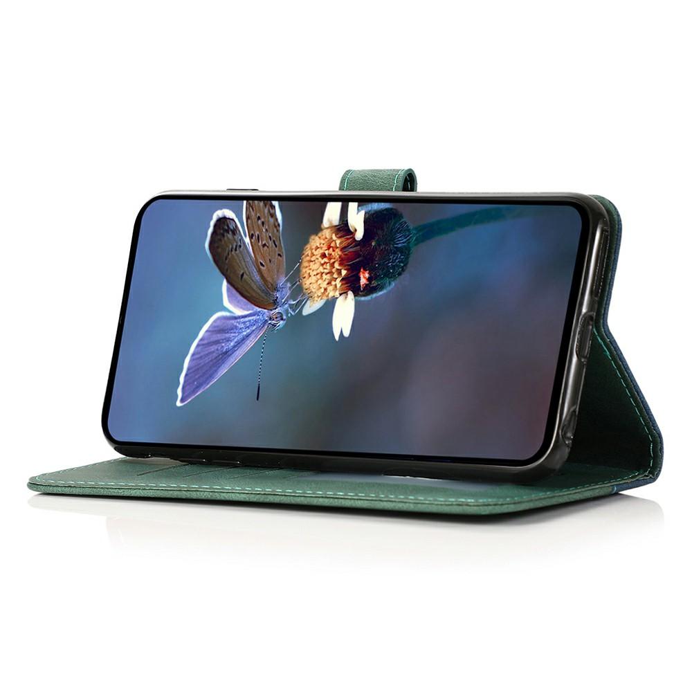 For Honor Magic7 Pro 5G Case Color Splicing Wallet Stand Leather Phone Cover with Wrist Strap