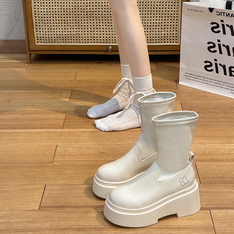 

Маленький мужчина пикантные ботинки на толстой подошве эластичные ботинки высокие ботинки маленький мужчина удлиненные ноги тонкие милые крутые длинные голенища тонкие ботинки 35