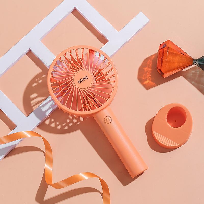 USB Rechargeable Electric Handheld Mini Fan Usb Charging Student Desktop Air Cooler Outdoor Fan Portable Dormitory Fan