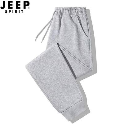 JEEP SPIRIT Men's Cotton Tapered Sweatpants