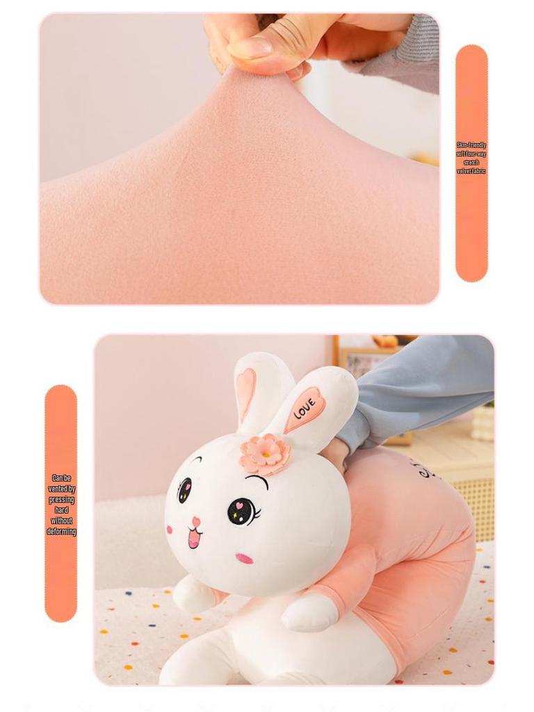 Gray Husky Plush Toy - Lying Down Dog Doll Pillow for Girls