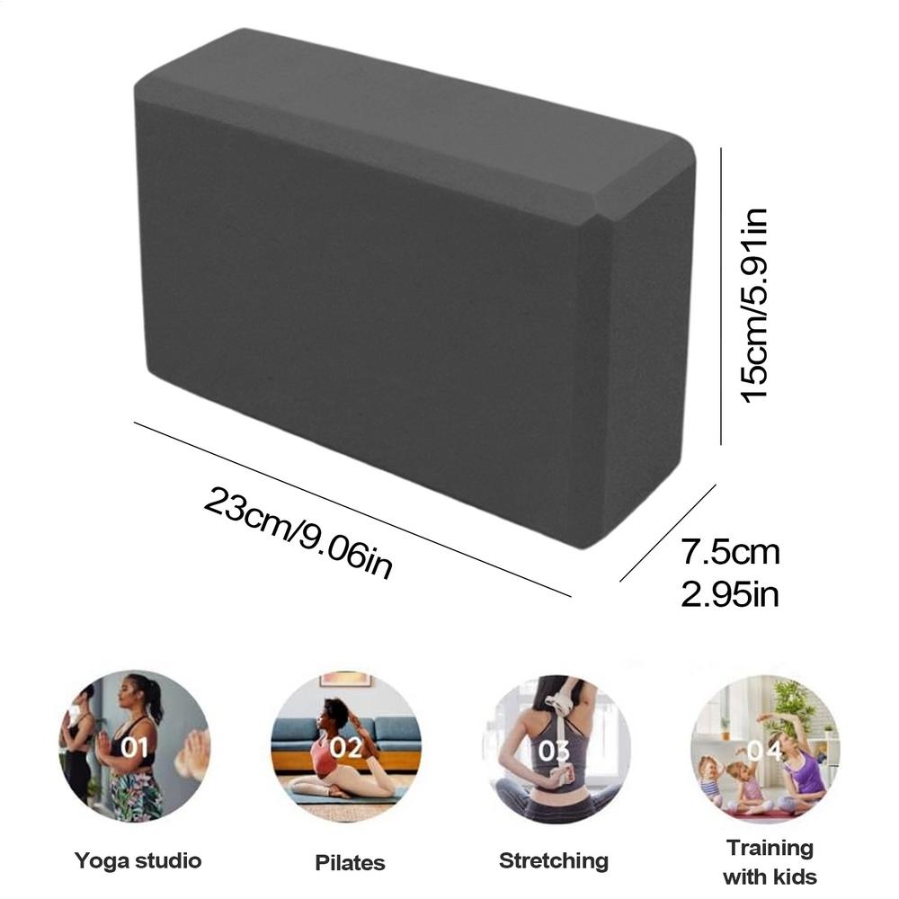 Yoga Building Blocks Cubes Pilates Bricks Reinforcement Mats Sports Supplies Exercise Home Exercise Equipment Fitness EVA