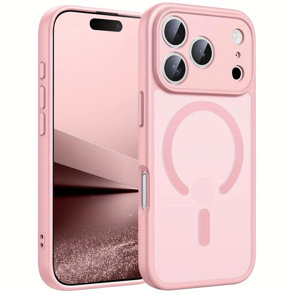 Magnetic Matte Translucent Case For For Iphone 17 Air 16 16e 1 14 Plus 13 12 11 Pro Max Phone Wireless Charger Hard Cover