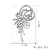 1Pc Dainty Narcissus Flower Brooch for Women Men Exquisite Flower Plant Pins Brooches Jewelry Trendy Accessories Gift