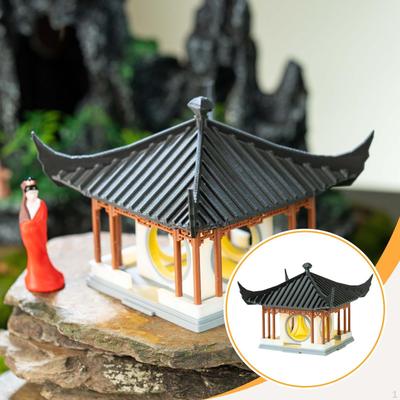 Miniatūra Pagodas Figūriņa Akvārija Dekors Ornaments Daudzpusīgs Augu Pods Mikro Ainavas Skulptūra