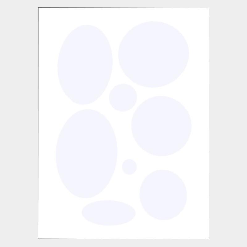 1Set Instant Self-Adhesive Durable Fabric Repair Patches Assorted Shapes Universal Iron-On Free For Down Coats