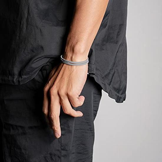 BANDEL ASYM Bracelet M (Grey, (17.5cm))