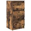 Sideboard Smoked Oak 37.5 x 35 x 76 cm Particle Board