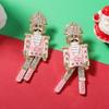 Metal Cartoon Princess Anime Dangle Earrings Women's New Simple Elegant Design Jewelry Party Accessories