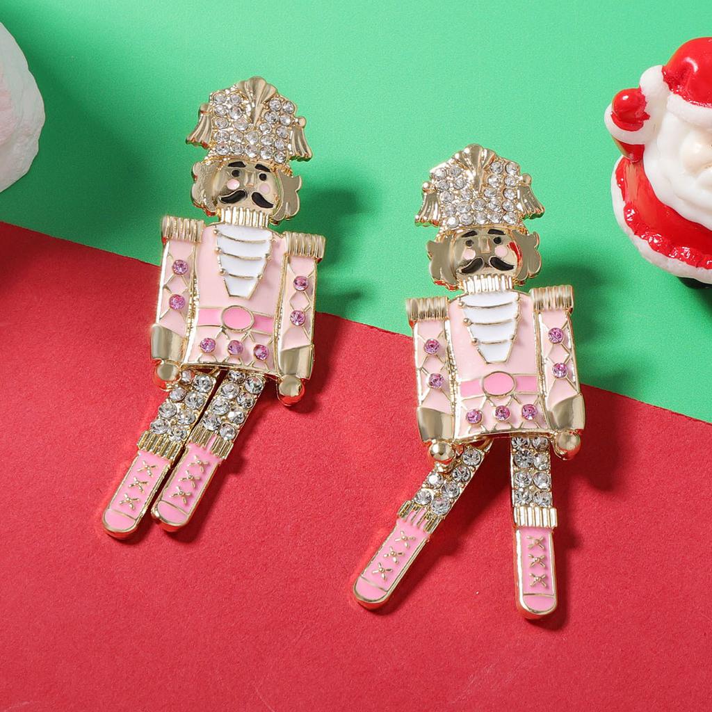Metal Cartoon Princess Anime Dangle Earrings Women's New Simple Elegant Design Jewelry Party Accessories