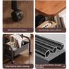 Zweistöckiger rollbarer Nachttisch Nachttischschrank Aufbewahrungsschublade Räder Kleiner Raum Wohnzimmer Schlafzimmer Sofaseitentisch Betttisch
