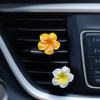 Car Flower Shape Air Conditioning Outlet Perfume Decoration Clip Car Interior Accessories