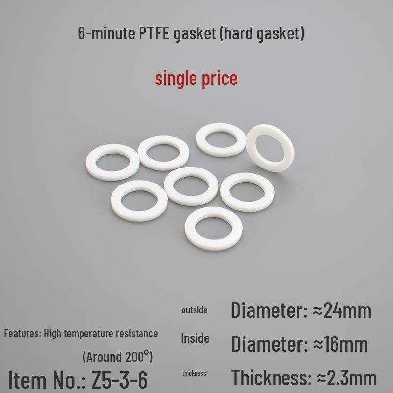 Jeu de Joints Souples en Caoutchouc Silicone et Joints Durs en PTFE - Différentes Tailles Disponibles