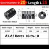 Elastic Plastic Concentric Coupling Maintenance Free Parallel Connecting Coupler for Textile Machinery Encoder
