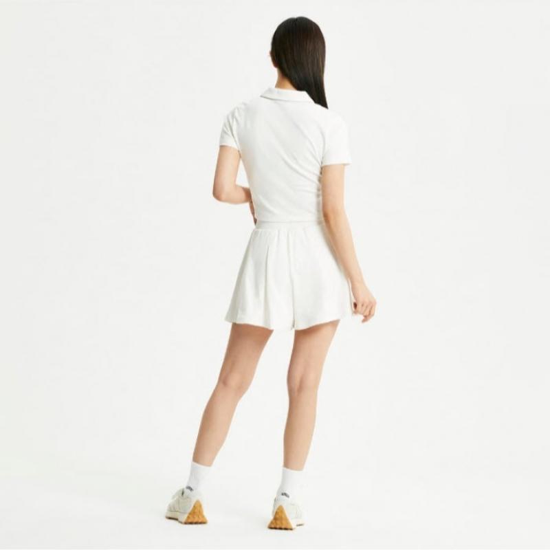 New Balance Women Single Mesh 4 Part Pleated Shorts Eqs Nbnve2w502 64