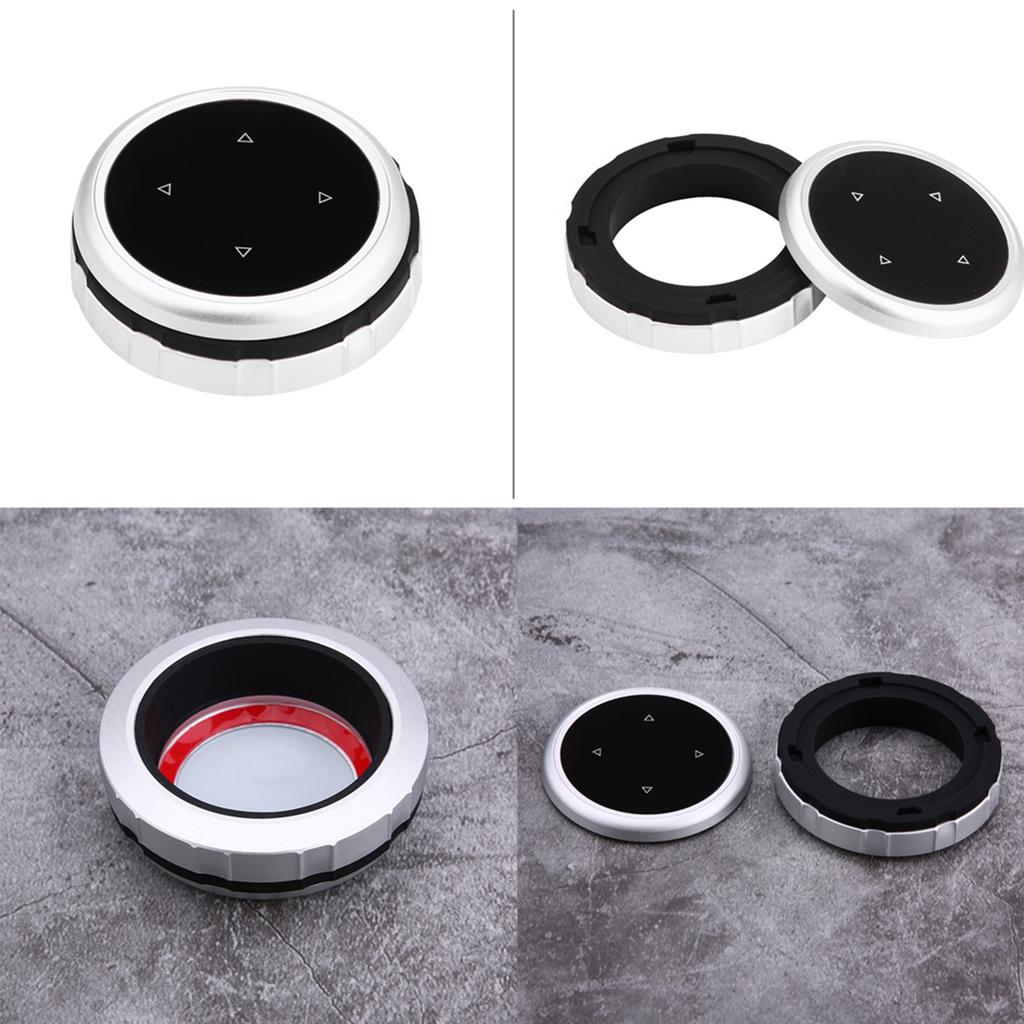 Car Multimedia Buttons Decorative Cover Trim for X1 X3 X5 X6 F30 E90 F10 F18 F25 E60 Style2