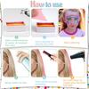 BRAINLE Kids Face and Body Paint Kit: Water-Based, Non-Toxic, 20-Color Oil Palette with 3 Glitters, 2 Hair Chalk Combs, 2 Paint Brushes, 32 Stencil
