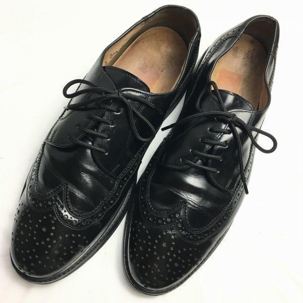 70s80s? Heinrich Dinkelacker APOLLO Cap Toe Size 9F 27.5 Black Men’s(USED)