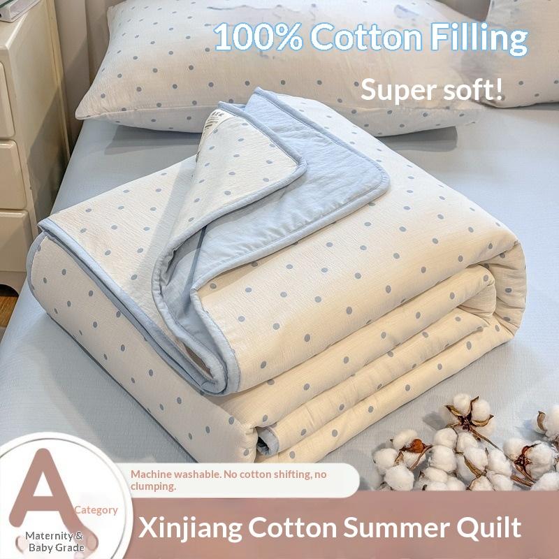 Class A Baby-Grade Double Gauze Quilt, Xinjiang Cotton Fill, Kids Summer Cooling Blanket Kids
