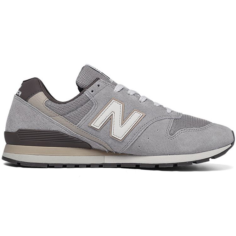 New Balance Nb 996 Comfortable Sports Fabric Leather Low Top Marathon Running Shoes Unisex sneaker Gray CM996KW2