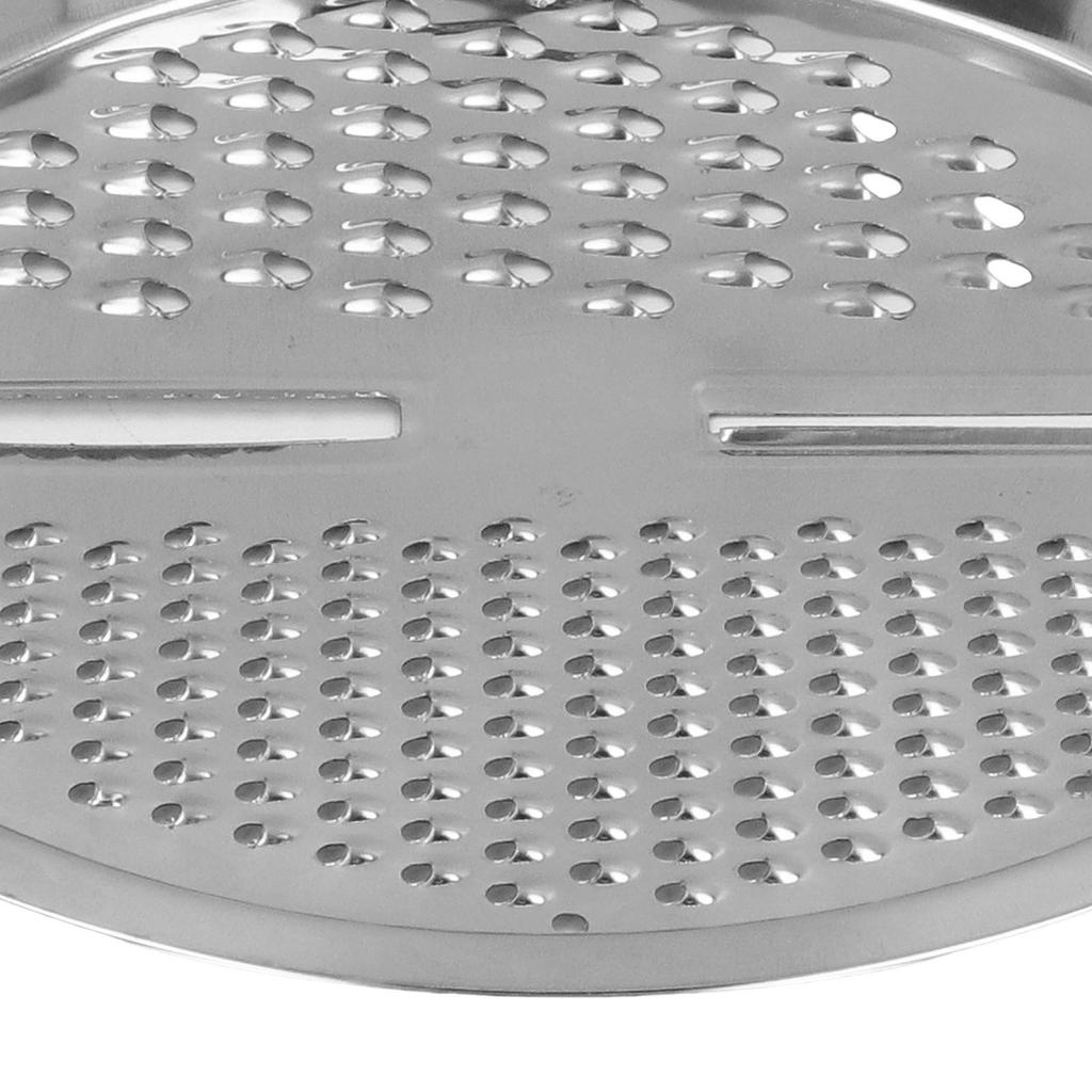Multifunctional 201 Stainless Steel Grater Basin 3 In 1 Grater Strainer with Drain Basket Salad Maker Bowl