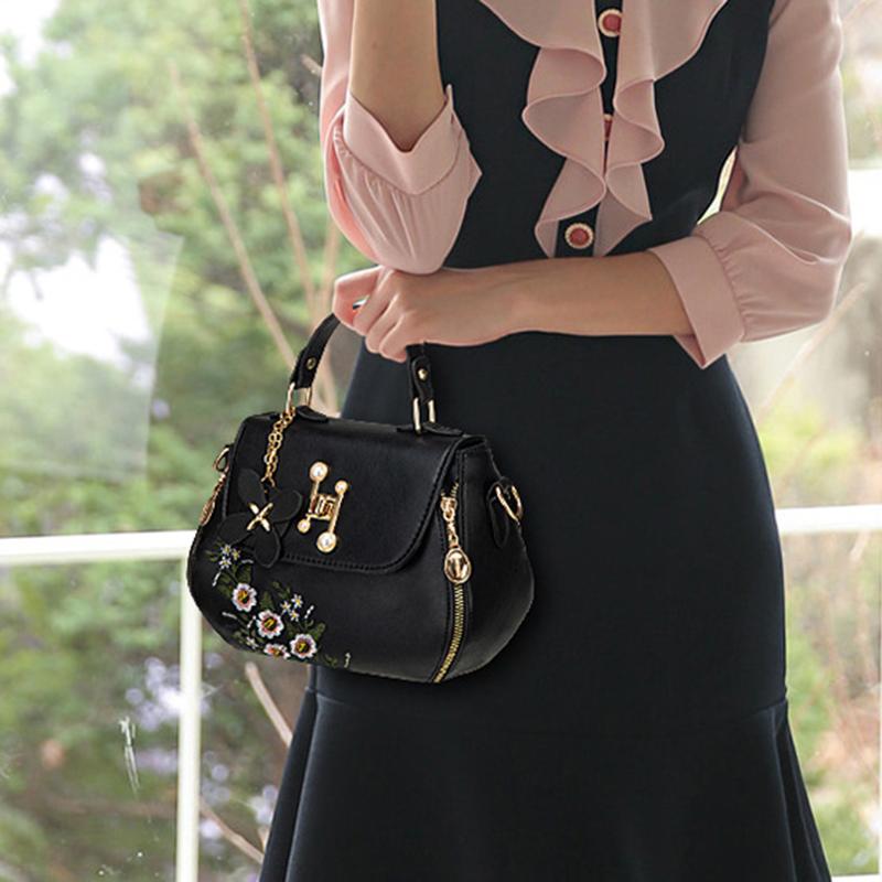 Geantă de damă Nouă modă netă roșie crossbody versatilă populară geantă de umăr