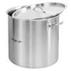 Tall Catering Pot with Lid Mega-M Standard 36l Dia. 36 Cm X H 36 Cm N