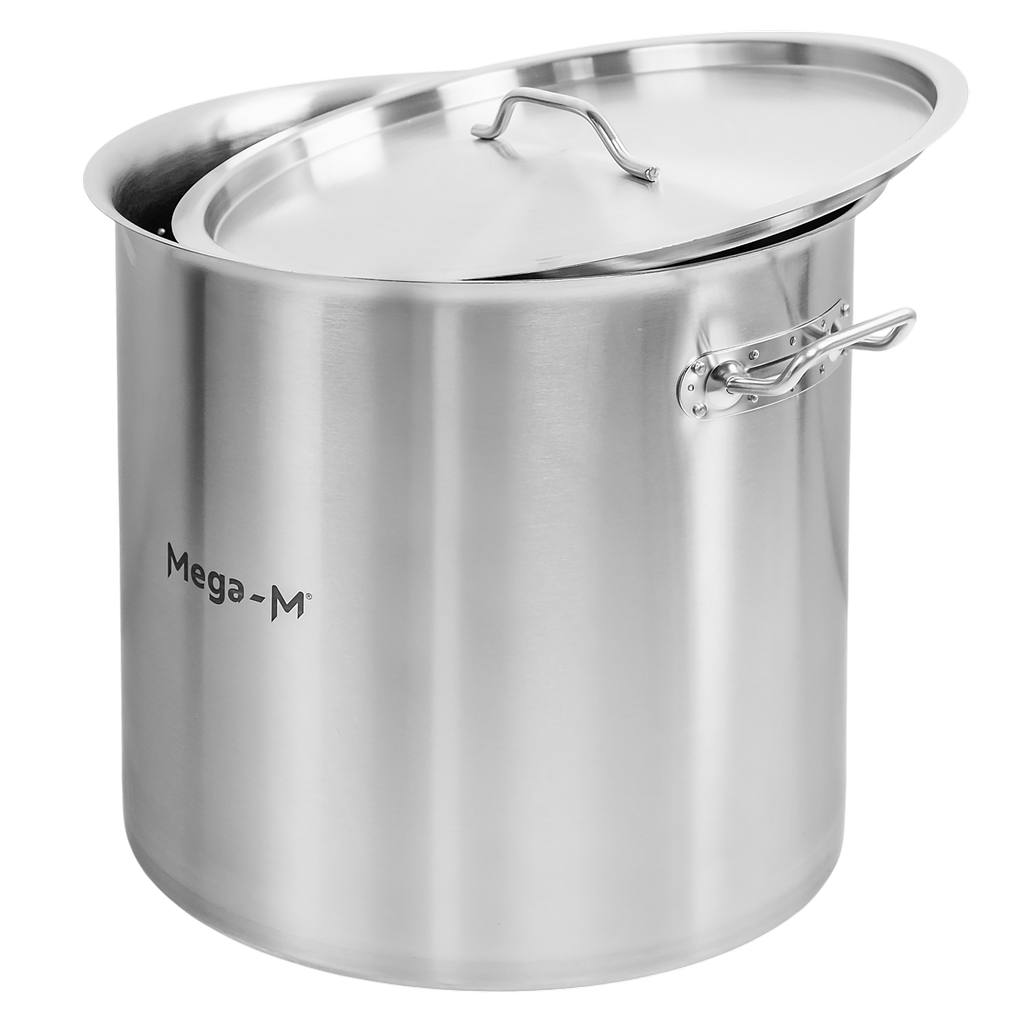 Tall Catering Pot with Lid Mega-M Standard 36l Dia. 36 Cm X H 36 Cm N