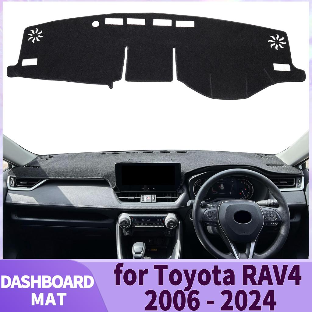 Fit for Toyota RAV4 2006 2007 2008 2009 2010-2024 Car Accessories Dashmat Dashboard Cover Pad DashMat Sunshade Protective Carpet