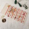Custom Advent Calendar Hanging Fabric Calendar with Pockets Christmas Countdown for Kids Festive Home Decor Ideal Christmas Gift
