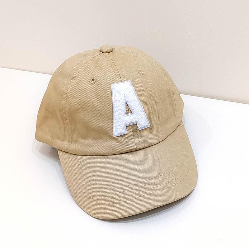 

Модная детская бейсболка с вышивкой в виде буквы А, регулируемая детская кепка для мальчиков и девочек в стиле хип-хоп, шляпа от солнца Style 1