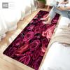 Floral Rug Runner Bedroom Bedside Mat  Kitchen Mat Colorful Rose Carpet Living Room