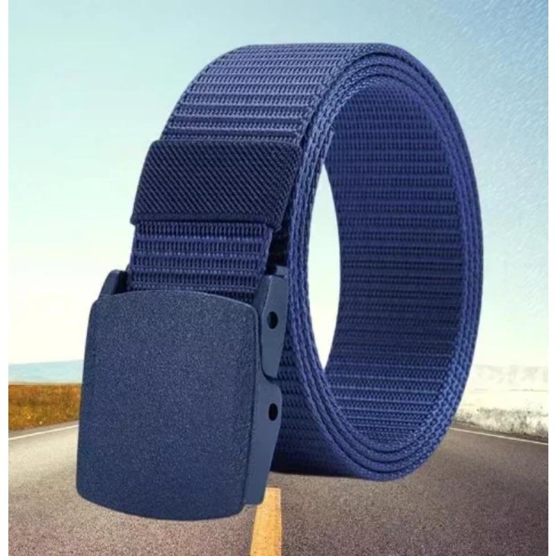 Automatic BuckleLight Comfortable Non-metal Military  NylonBelt Outdoor Hunting Multifunctional Tactical CanvasBelt High Quality