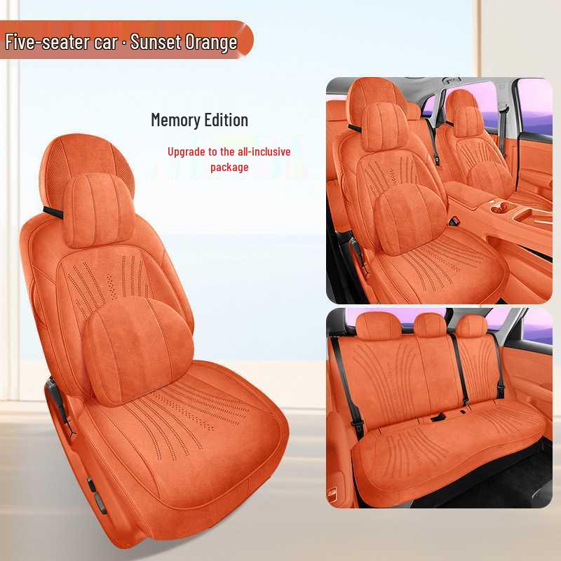Shangjie H5 Suede Perforated All-Season Car Seat Cushion Cover