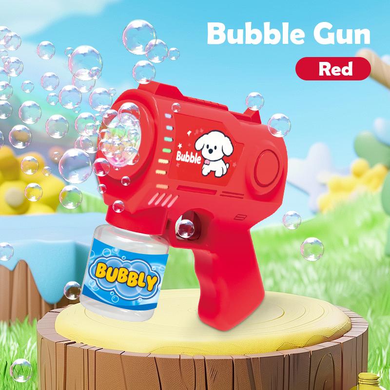 Knyysecq Fully Automatic Bubble Toy Children S Handheld Bubble Gun Children S Gift No Battery Bubble Water