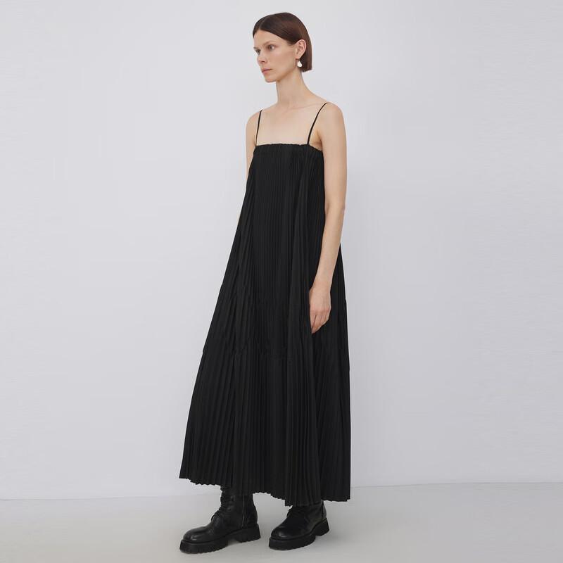 

LESS 2023 Fall Off-Shoulder Slim Cami Dress L