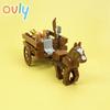 Ovly Zestaw części Farm Carriage Gardening MOC z wozem wołowym, zwierzętami DIY, klocki konstrukcyjne, zestaw do pieczenia kurczaka w stylu retro, prezent dla dzieci z instrukcją