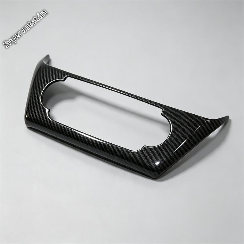 Central Control AC Air Conditioning Switch Panel Cover Trim Carbon Fiber Accessories For Mitsubishi Eclipse Cross 2018 - 2026