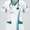 2026 Women's Scrub Workwear Women's T-Shirt, Comfortable Women'S Short Sleeve T-Shirt, Short Sleeve V-Neck Nurse Women's Top