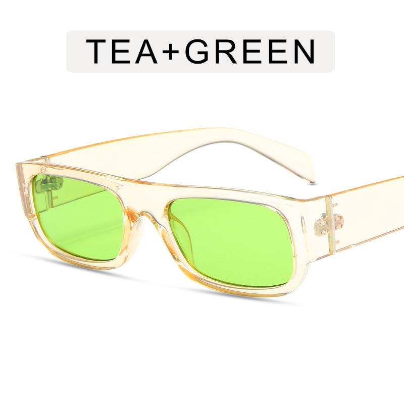 Fashion Unisex Luxury Small Sunglasses Vintage Rectangle Shades For Women UV400 Protection