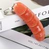 Food Hot-dog Pendant Orange Slice Simulation Food Key Ring Cute Lemon Slice Key Chain  Girls