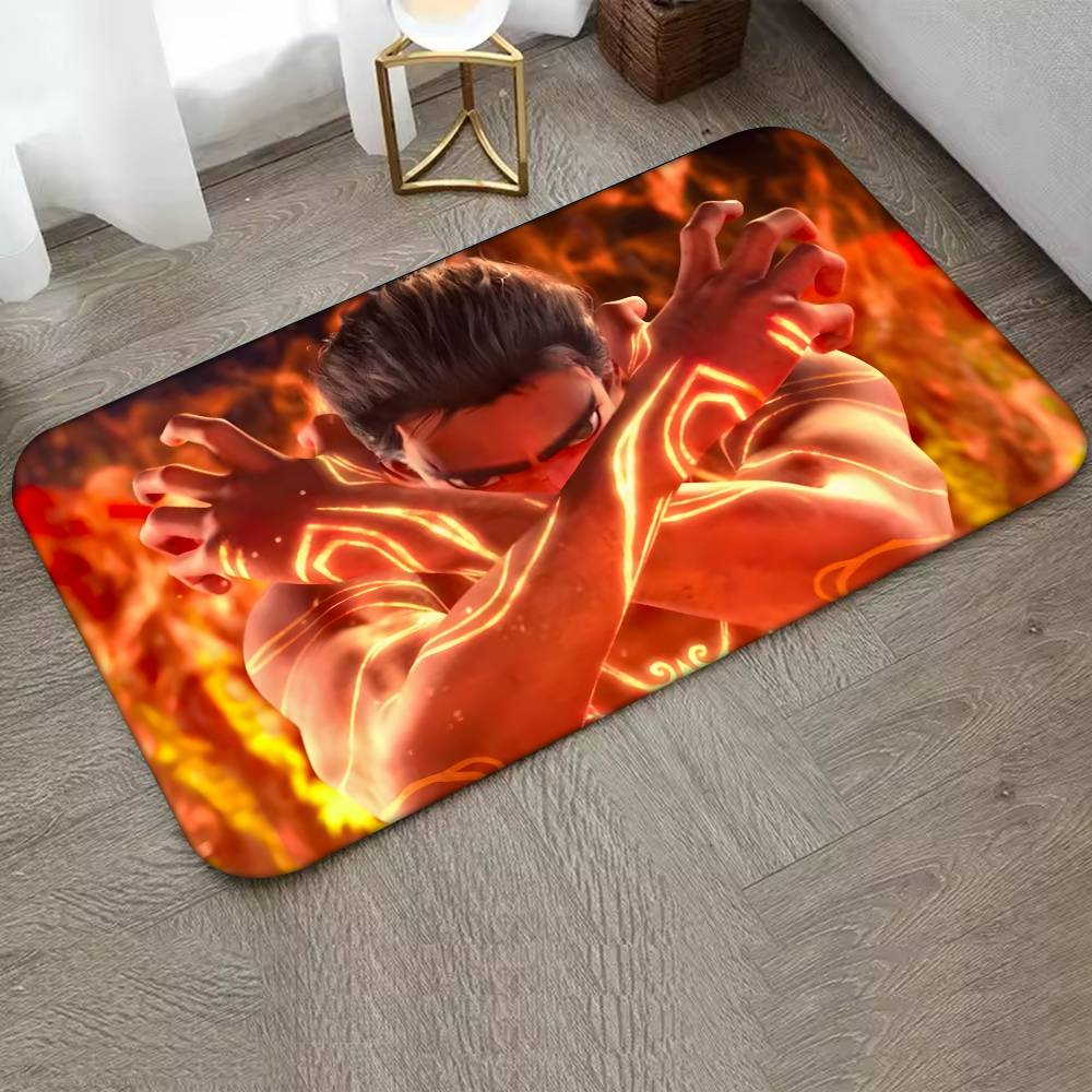 Ne Zha Floor Mat Home Bathroom Absorbent Mats Anti-Slip Mats Home Decor Supplies