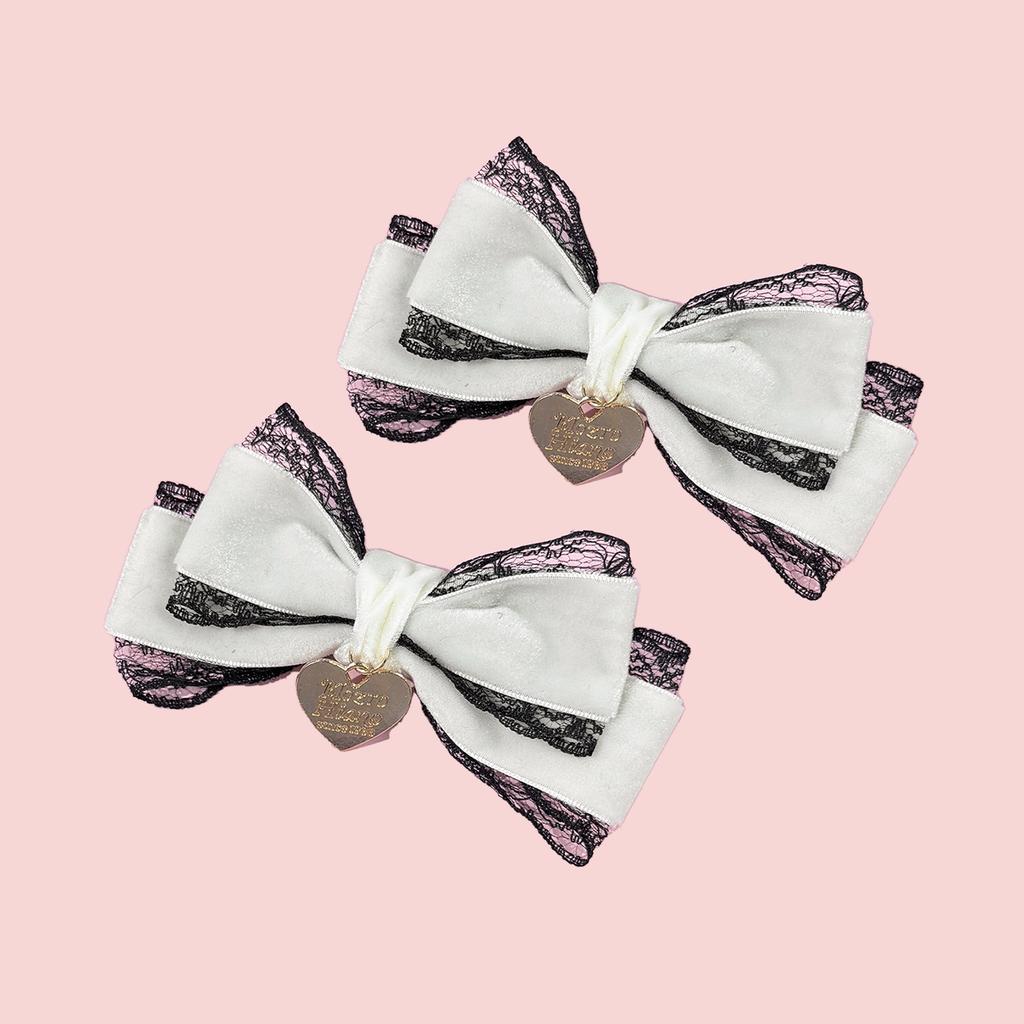 Haarschmuck Haarspangen Schleife Lolita Cosplay Y2K Accessoires Silvesterdekorationen Haarnadel Mädchenartikel Weihnachten Haargummi