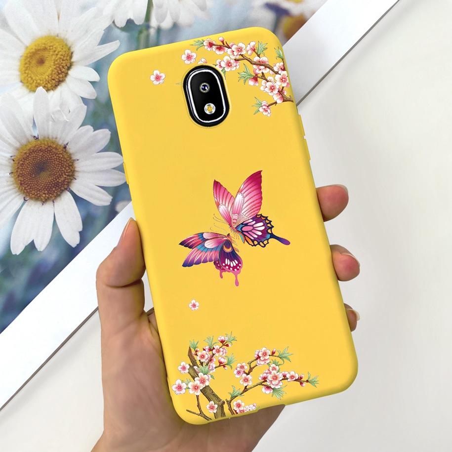 For Samsung Galaxy J7 J5 J3 2017 Case SM-J330F J530F J730F TPU Cover Fashion Pattern Soft Funda on Samsung J7 Pro 2017 Protector