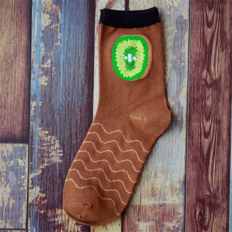 Moda desene animate ciorapi fructe femei minunate bumbac Harajuku Calcetines Skateboard Chaussette Hip Hop