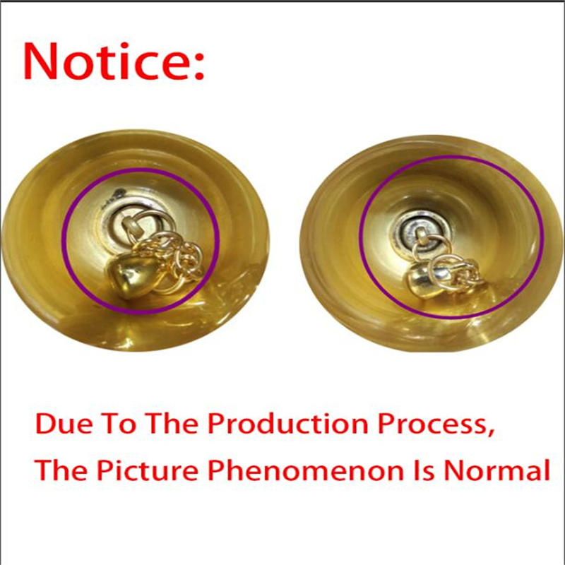 Clopoțel Vintage Acționat Manual Serviciu Apelare Apel Ornament Crăciun Clopoțel Pictat Manual pentru Decorare Evenimente Nuntă