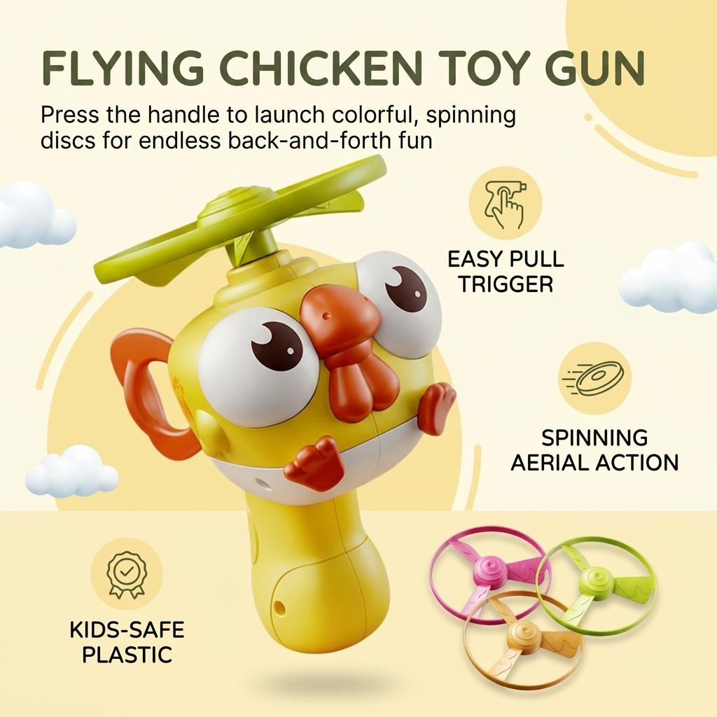 Bamboo Dragonfly Pull-Start Flying Disc for Kids Outdoor Parent-Child Interactive Toy